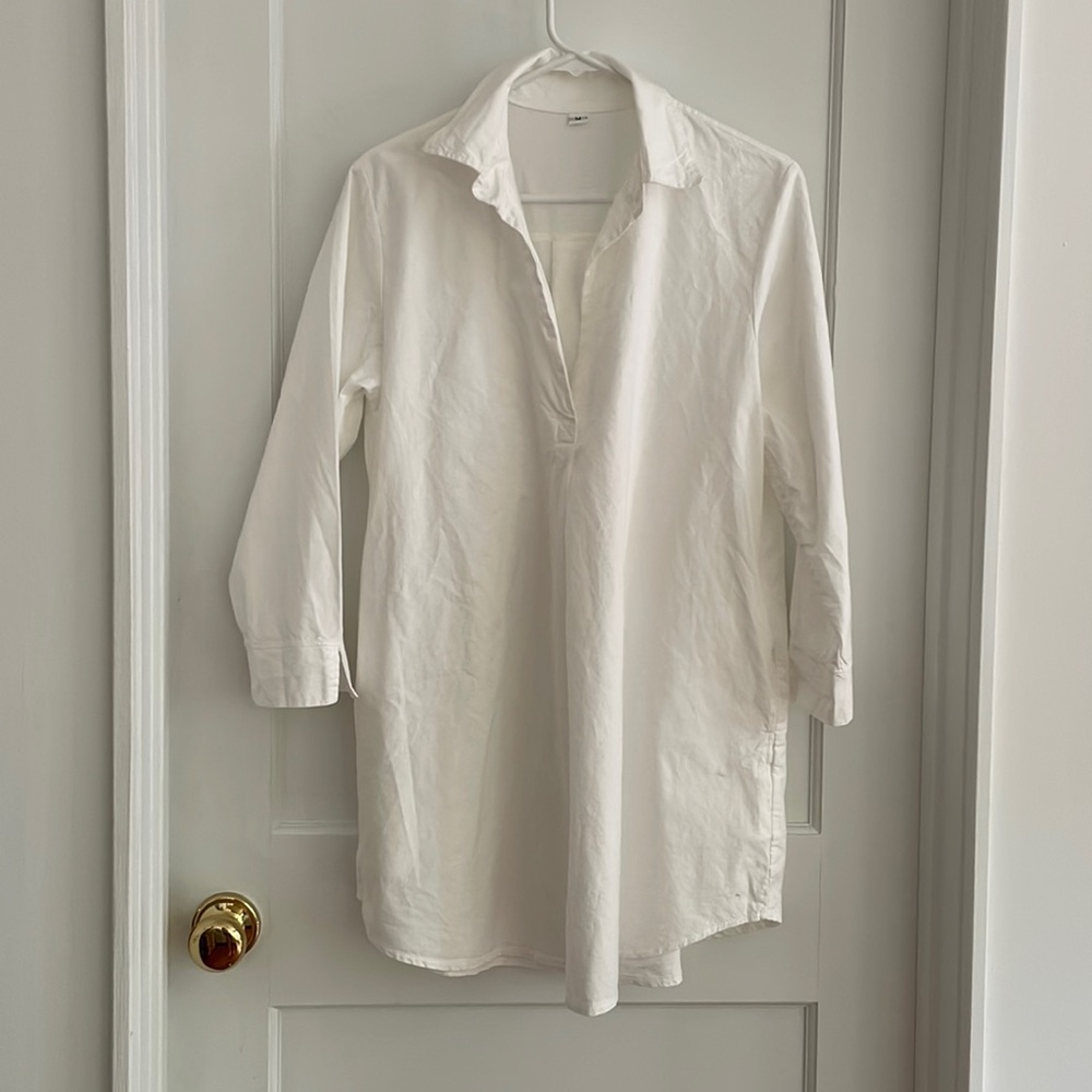 Red Land Cotton dress/sleep shirt size M
